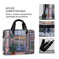 thumbnail image 4 of FORMRS 16" Laptop Bag Carrying Sleeve Case with Handle Travel Shoulder Briefcase, Green Boat, 4 of 8