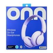 onn Wireless On-Ear Headphones, Lilac