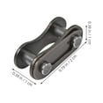 thumbnail image 2 of SOPOTUTU 20Pcs Bicycle Chain Link Zinc Alloy Chain Maintenance for Riding Scenarios, 2 of 8