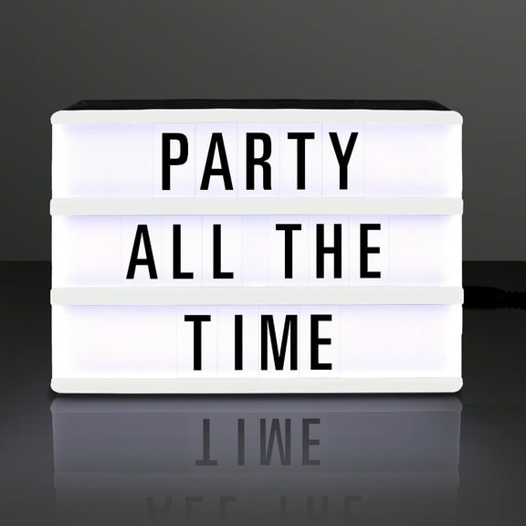 Mini Light Up Cinema Marquee USB Letterboard Sign