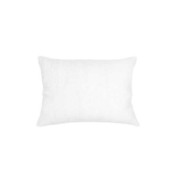 So Soft Linen Bright White Pillow 14x20 Cover Only