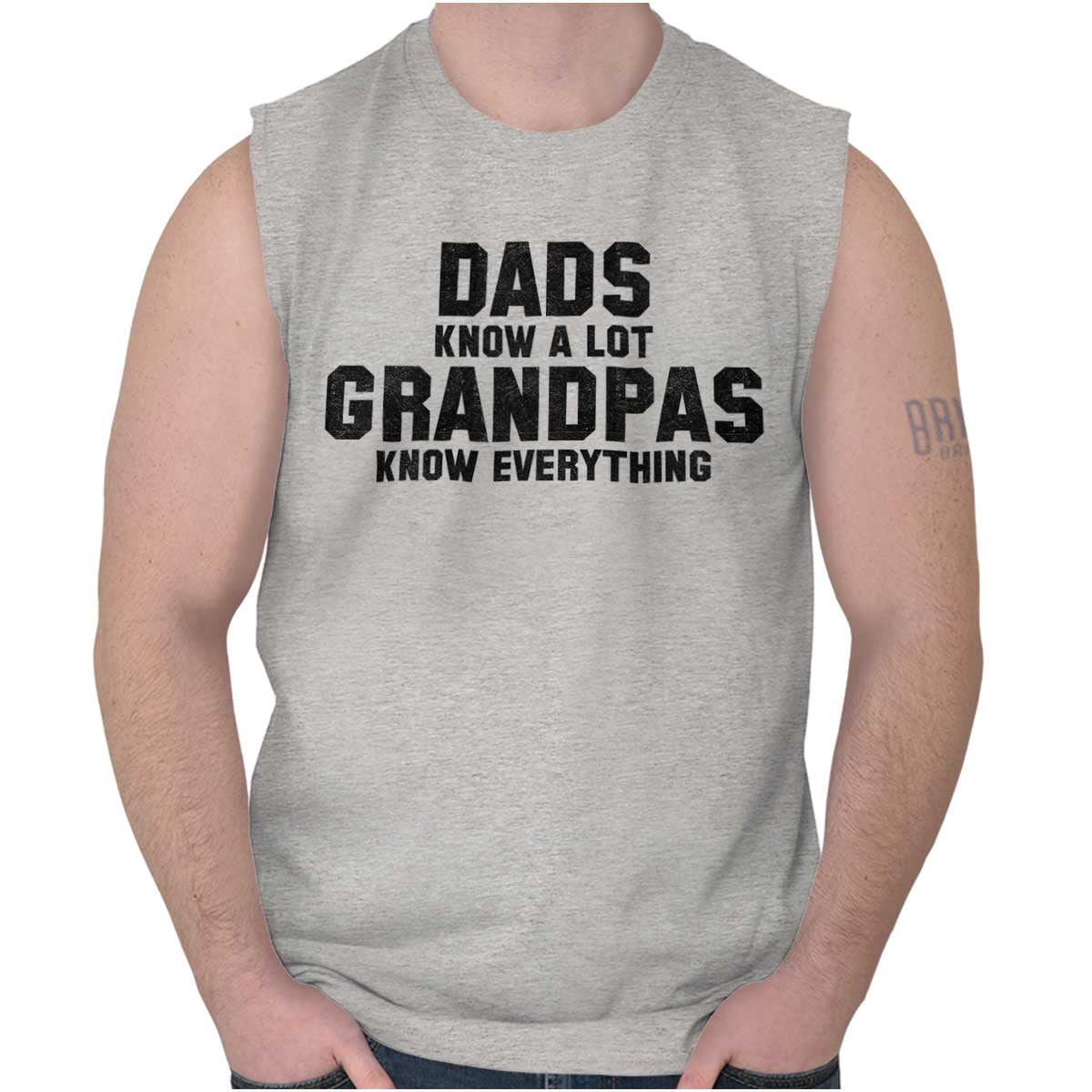 Grandpas Little Dudes Sleeveless Vest Shirt Fit Mens Grandpas Little Dudes Sleeveless Vest Shirt Fit Mens