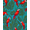 Red, Pattern 5, variant on ODIKA 4'x6' Machine Washable Non-Slip Area Rug, Enchanted Aviary Meadow Wonderland High Traffic Rug, Pink, 477865