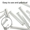 thumbnail image 2 of SEWACC 8Pcs Scaffolding Parts for DIY Enthusiasts Design Metal Round Silver, 2 of 8