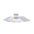 thumbnail image 5 of Home Essence Stria Border Stripe Marshmallow Bath Rug, 5 of 7