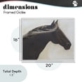 thumbnail image 4 of Stupell Industries Traditional The Mare In Profile White Framed Giclee Art, 20 x 16, by Jadei Graphics, 4 of 8