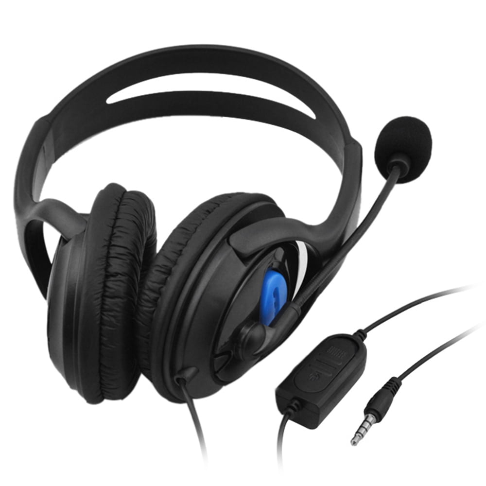 Dcenta 3.5mm Wired Gaming Headphones over Ear Headset with Microphone