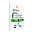 thumbnail image 2 of Trademark Fine Art 'Roma Poster' Canvas Art by Tomas Design, 2 of 3