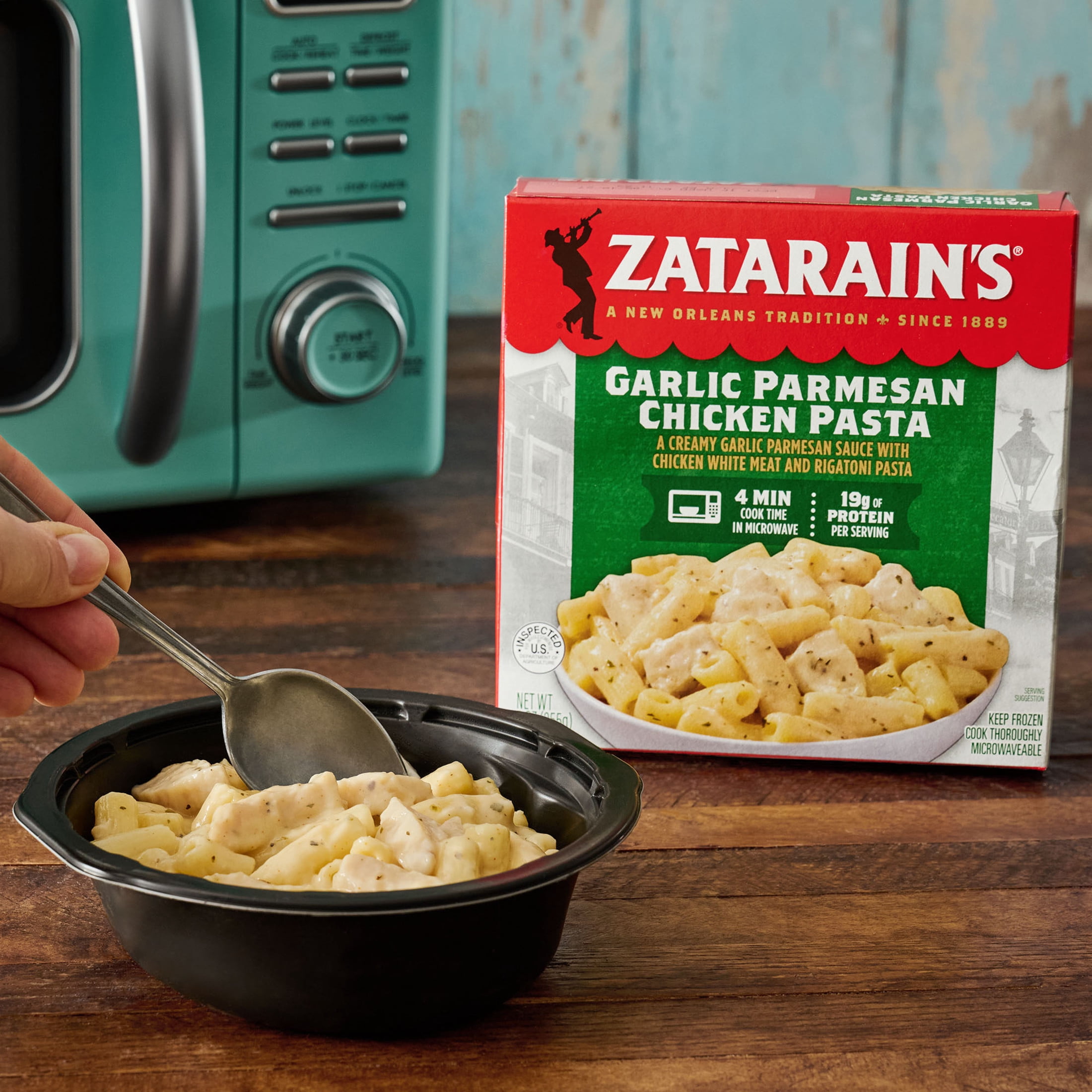 Zatarain's Garlic Parmesan Chicken Pasta, 9.0 oz Cup