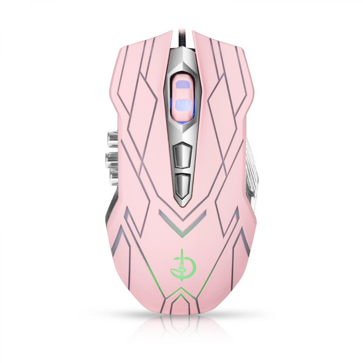 X92 Black Gaming 10 Button Custom Macro Definition Gaming Mouse, Wired