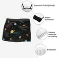 thumbnail image 6 of Bingfone Galaxy Men's Underwear - Casual Stretch Boxer Briefs-Medium, 6 of 9