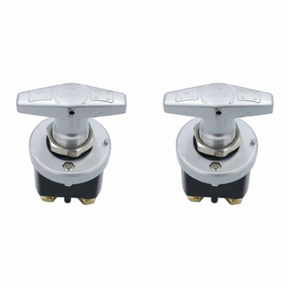 2X 12V 1500 Amp Heavy Duty Battery Switch with Rush Keep It Clean Muscle Car Battery Isolator Disconnector