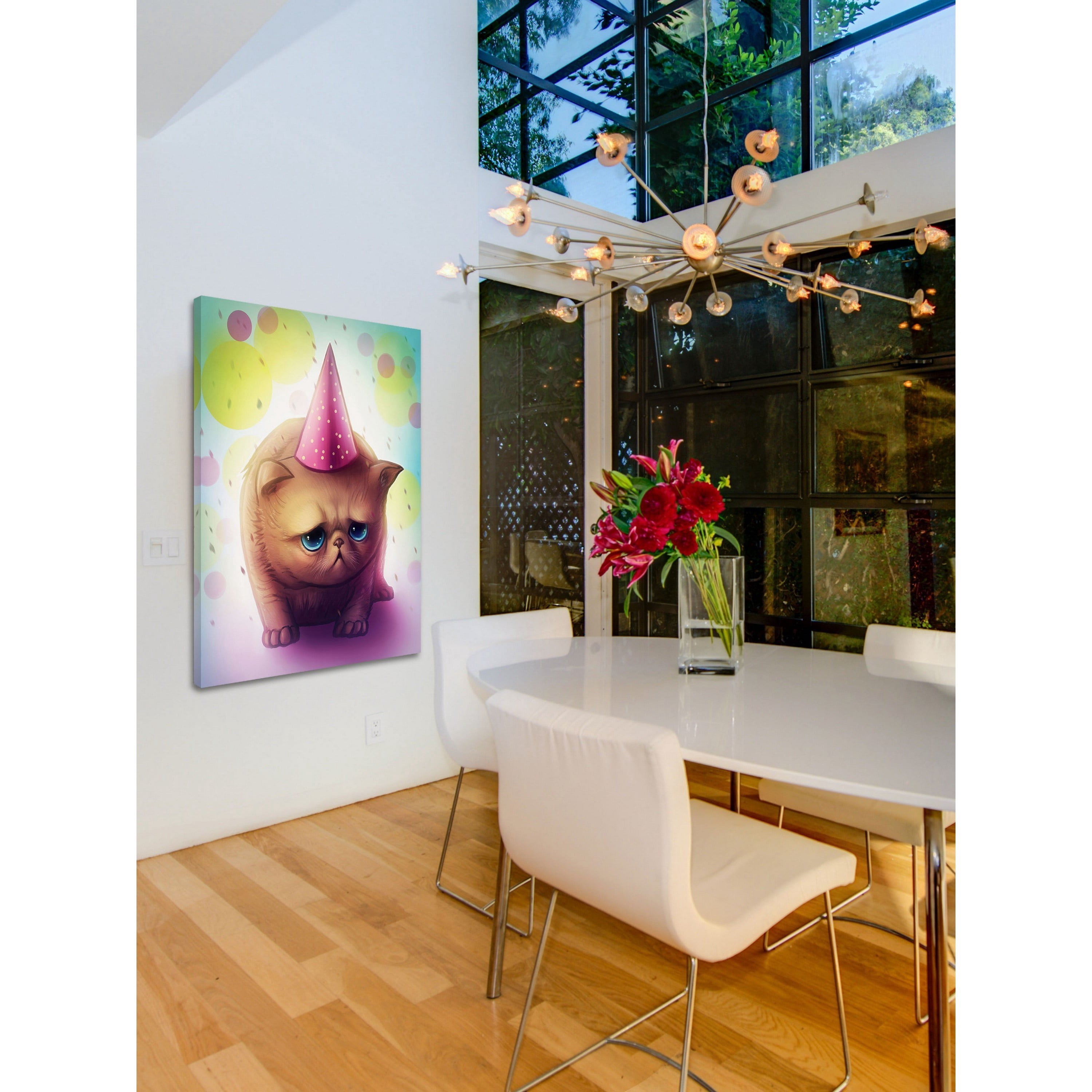 Marmont Hill "Happy Birthday" Painting Print on Canvas