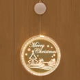 thumbnail image 3 of 3D Window Lights, Christmas Battery Powered Smoothly Lines Hanging 3D Lights  For Wall, 3 of 8