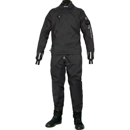 Bare Aqua-Trek 1 Tech Dry Suit Mens Black - 3XL w/ Ultrawarmth Base Layer