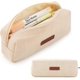 thumbnail image 1 of Small Pencil Case Student Pencil Pouch Coin Pouch Cosmetic Bag Office Stationery Organizer For Teen School-Beige, 1 of 5