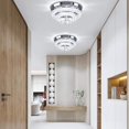 11.8" Crystal Chandeliers Modern Crystal Ceiling Light LED Chandeliers