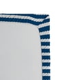 thumbnail image 3 of Ambesonne Navy Fitted Sheet 2 Pcs Set, Stripes Pattern, King, Blue and White, 3 of 3
