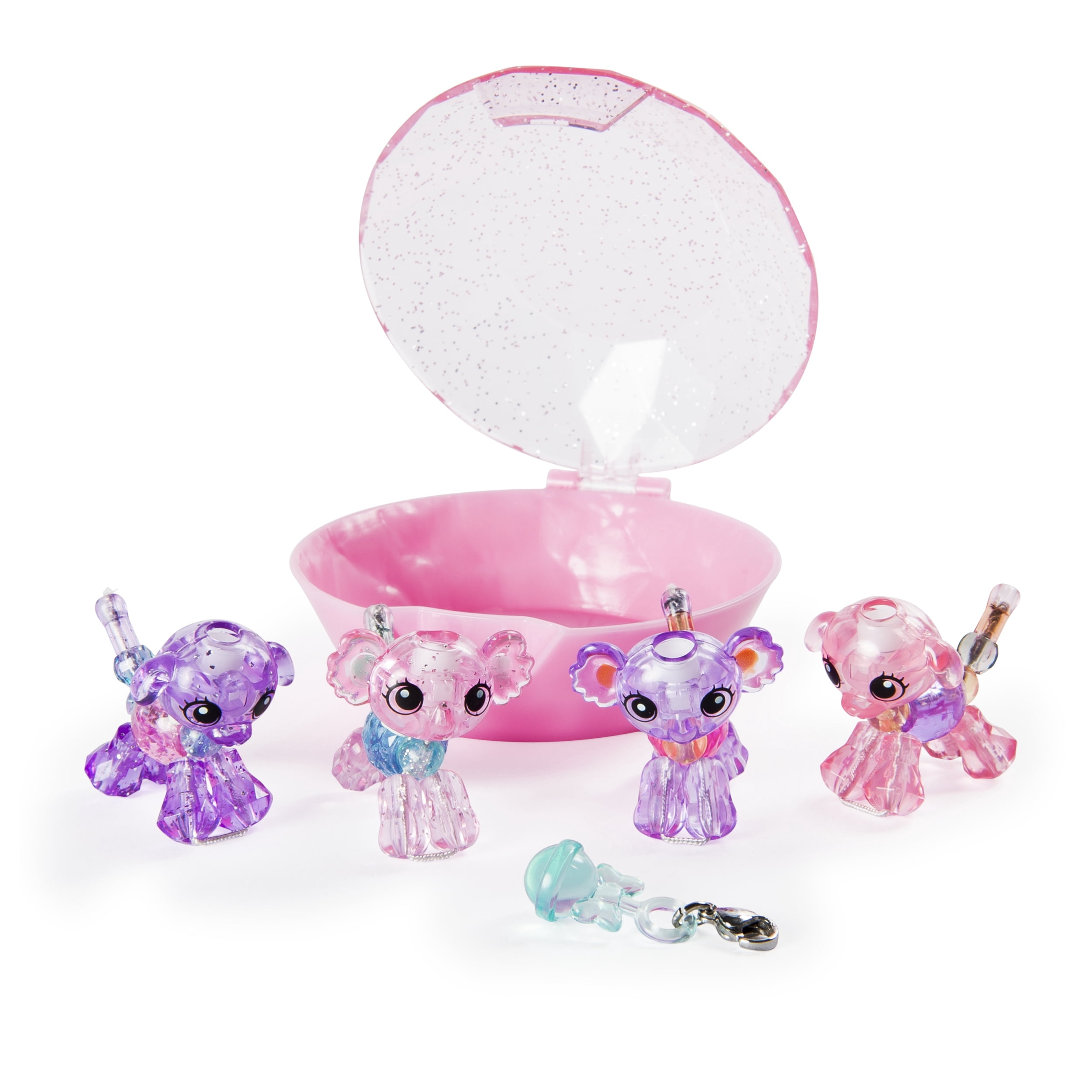 Twisty Petz, Series 2 Babies 4-Pack, Koalas and Puppies Collectible Bracelet and Case (Pink) for Kids