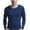 002 Blue, variant on Thermal Underwear Shirt Crewneck Undershirt Long Sleeve Shirts Base Layers Slim Fit Pullover T Shirt