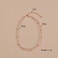 thumbnail image 5 of Layered Bead Necklace Adjustable - Link Chain Necklace Ball Station Necklace, 5 of 5