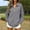 A1_Grey, variant on Waffle Knit Collar Quarter Zip Sweatshirt Polo Neck Half Zipper Pullover with Pocket Oversized Long Sleeve Casual Cute Layering Top Office Travel Workout Waffle Knit Pullover Top Wine S