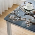 thumbnail image 5 of Acheng Birds Blossoms Branches Square Tablecloth for Outdoor Picnic Camping and Indoor Kitchen Dining Party 100% Polyester Fiber 40*40, 5 of 8