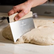 Brod & Taylor Bench Knife and Dough Scraper in Stainless Steel With an Ergonomic Silicone Handle