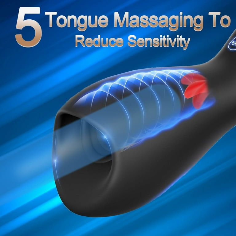 AYIYUN Male Masturbator Cup Sex Toys with 10 Vibrating & 5 Massaging Modes  360° Wrapped Stroker Adult Toy with Loop-Handle for Men Self-Pleasure  Masturbation