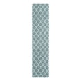 thumbnail image 3 of Unique Loom Trellis Shag Collection Area Rug - Ruby (2' 7" x 12' Runner Light Blue/Ivory), 3 of 12