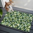 thumbnail image 3 of Entryway Rug 2'x3', St. Patrick's Day Small Rug for Kitchen Bathroom Door Mat Indoor Entrance, Green Lucky Clovers Ombre Non-Slip Area Rugs Floor Mats Carpet Front Door Rugs, 3 of 8