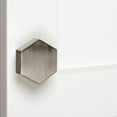 thumbnail image 4 of GlideRite 1-1/2 in. Solid Hexagon Cabinet Knobs, Satin Nickel, Pack of 25, 4 of 4