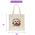 thumbnail image 5 of Maltese Portrait Watercolor Vintage Retro Styles Canvas Tote Bag Maltese Dog Lover Gifts Idea Reusable Shopping Grocery Bag - 00001, 5 of 5