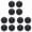 Black, variant on 12pc Tennis Ball Furniture Leg Covers Precut Silent Stool Foot Pads for Floor Protection and Noise Reduction Black One Size Black 12 Leg Covers