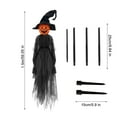 thumbnail image 3 of Wadada Halloween Decorations Outdoor, Light Up Holding Hands Screaming Witches with Stakes for Outdoor, Scary Decor Standing Witch Decor for Home Outside Yard Lawn Garden Party, 3 of 7