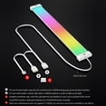 thumbnail image 4 of COOLMOON AOSOR Flexible LED 5V ARGB Aura Sync Neon Strip Light para chasis de PC, 4 of 6