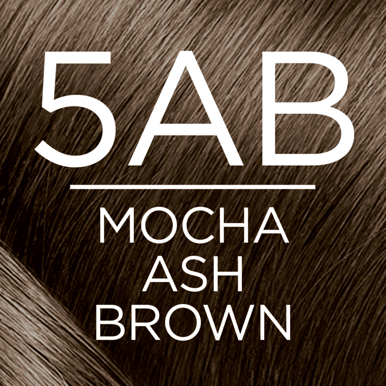 L'Oreal Paris Excellence Creme Permanent Hair Color, 5AB Mocha Ash Brown 