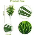 thumbnail image 2 of 12 Bundles Artificial Boxwood Stems Faux Plants Shrubs, Fake UV Resistant Greenery Foliage Spring for Farmhouse, Home, Garden, Office, Patio, Wedding and Indoor Outdoor Decor, 2 of 5