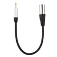 thumbnail image 1 of Cable adaptador de audio de 3,5 mm macho a XLR macho, convertidor de cable de transmisión estéreo, 1 of 9