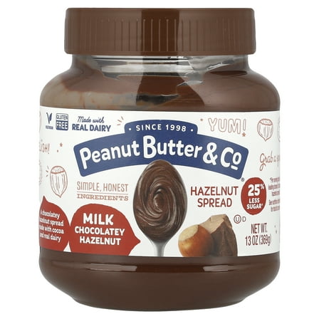 Peanut Butter & Co. Hazelnut Spread, Milk Chocolatey Hazelnut, 13 oz (369 g)