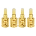 thumbnail image 1 of Reductor de entrada de amperios de 4 Uds., calibre 0 de cobre, Audio estéreo para coche, Pin AWG, reductor de cable de tierra de alimentación, tono dorado, 1 of 6