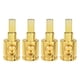 thumbnail image 1 of Reductor de entrada de amperios de 4 Uds., calibre 0 de cobre, Audio estéreo para coche, Pin AWG, reductor de cable de tierra de alimentación, tono dorado, 1 of 6