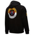 thumbnail image 3 of Men's Mitchell & Ness  Black Golden State Warriors Hardwood Classics Blackout Collection Pullover Hoodie, 3 of 7
