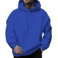 thumbnail image 1 of toraway Chandails en Molleton en Molleton à Col Rond pour Hommes Hiver Mode Automne et Hiver Décontracté Imprimé Lettre Partie Pull à Capuche Manches Longues m, 1 of 4