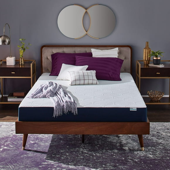Sleep Innovations Hudson Hybrid 10 Inch Cooling Gel Memory Foam and Innerspring Mattress with Cool Touch Quilted Cover, King Size, Bed in a Box, Medium Support