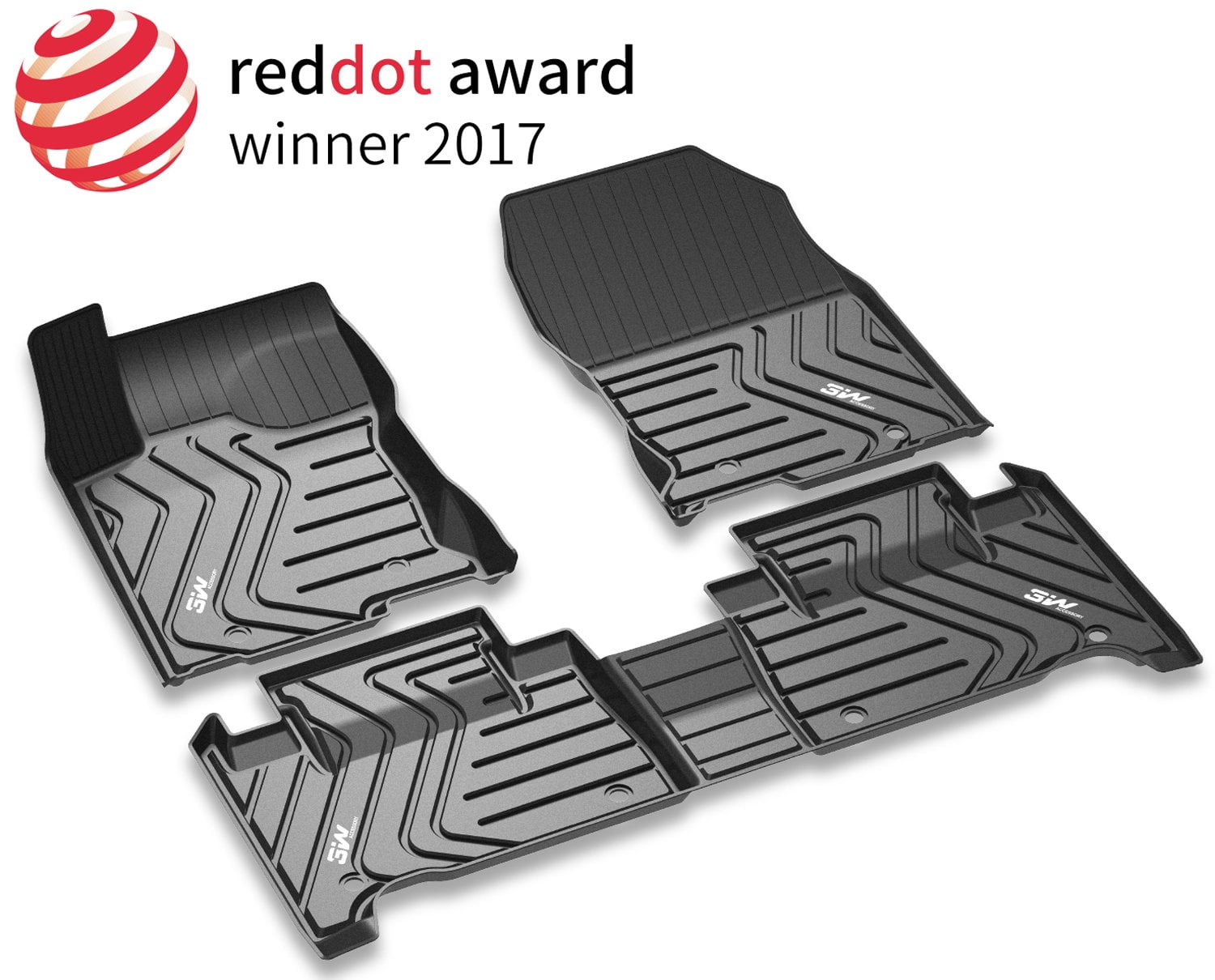 3W Floor Mats Set for Lexus RX (20162020) All Weather Custom Fit Car