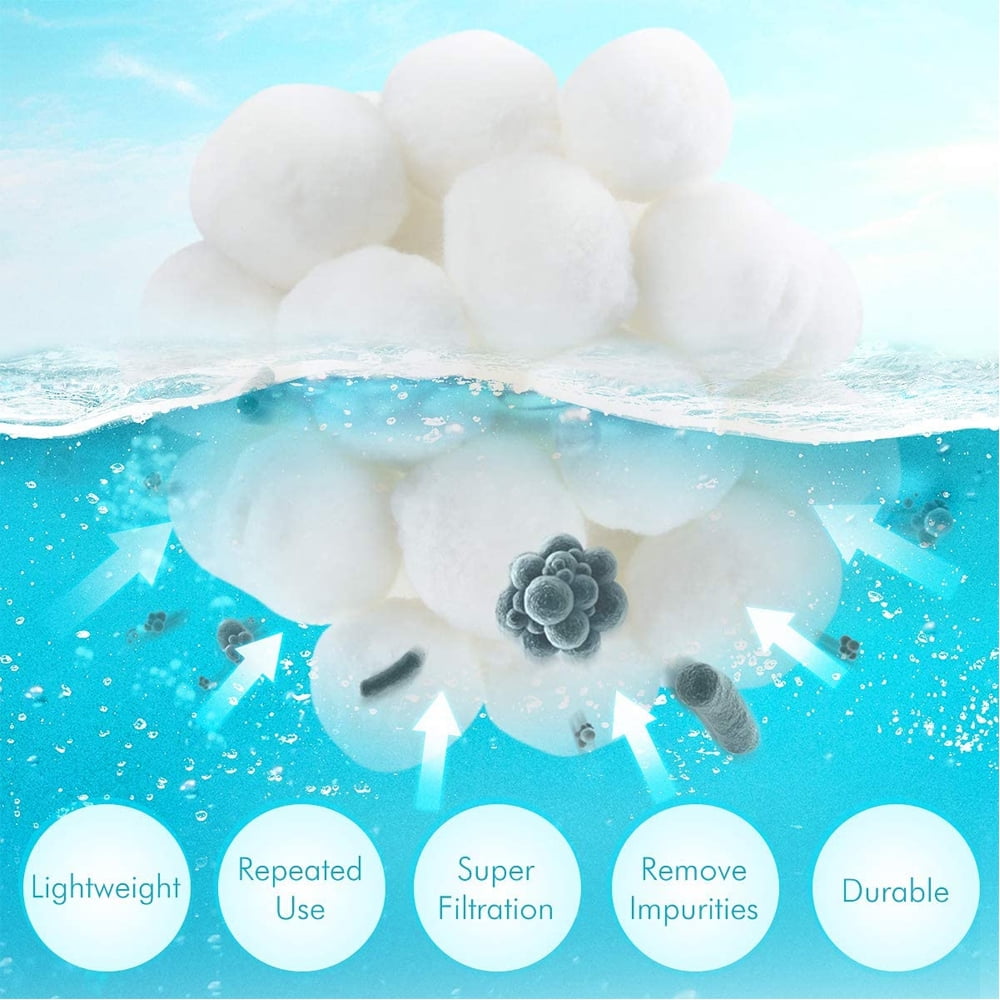 200g Polysphere Pool Filtration Balls
