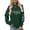 Dark Green, variant on Women's Sweatshirt 2025 Fashion Long Sleeve Crewneck Graphic Sweatshirt Pullover Tops