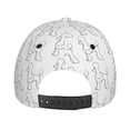 thumbnail image 4 of Xecao Poodle Dog for Baseball Cap: Unisex, crafted from classic polyester twill fabric, featuring a soft unconstructed design, 4 of 5