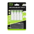 thumbnail image 2 of Pilas Recargables Urban Balance AAA Con Cable Tipo C De 1.5v 4 Piezas, 2 of 4